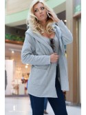 Women\'s light gray blouse 9877 - Online store - Boutique